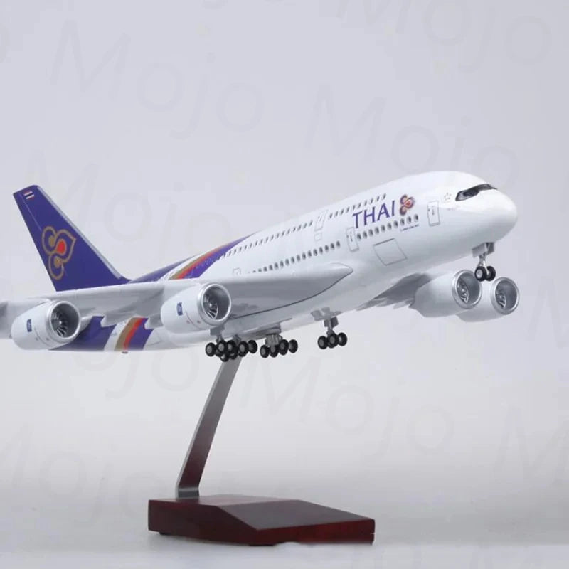 Aircraft model 47CM B747/B777/A380/A350 Thai Airways Series Model aircraft model stands for aviation enthusiasts as gifts or orn