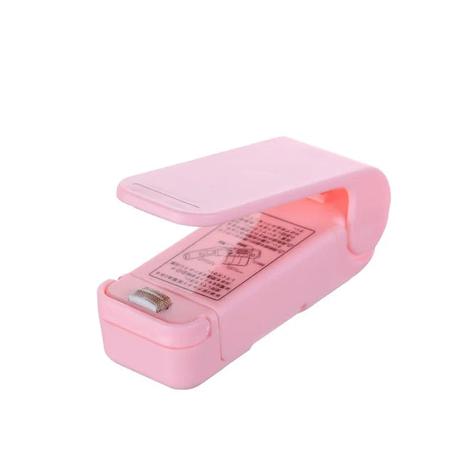 Mini Heat Bag Sealing Machine Package Sealer Bags Thermal Plastic Food Bag Closure Storage Sealer Packing Kitchen Accessories