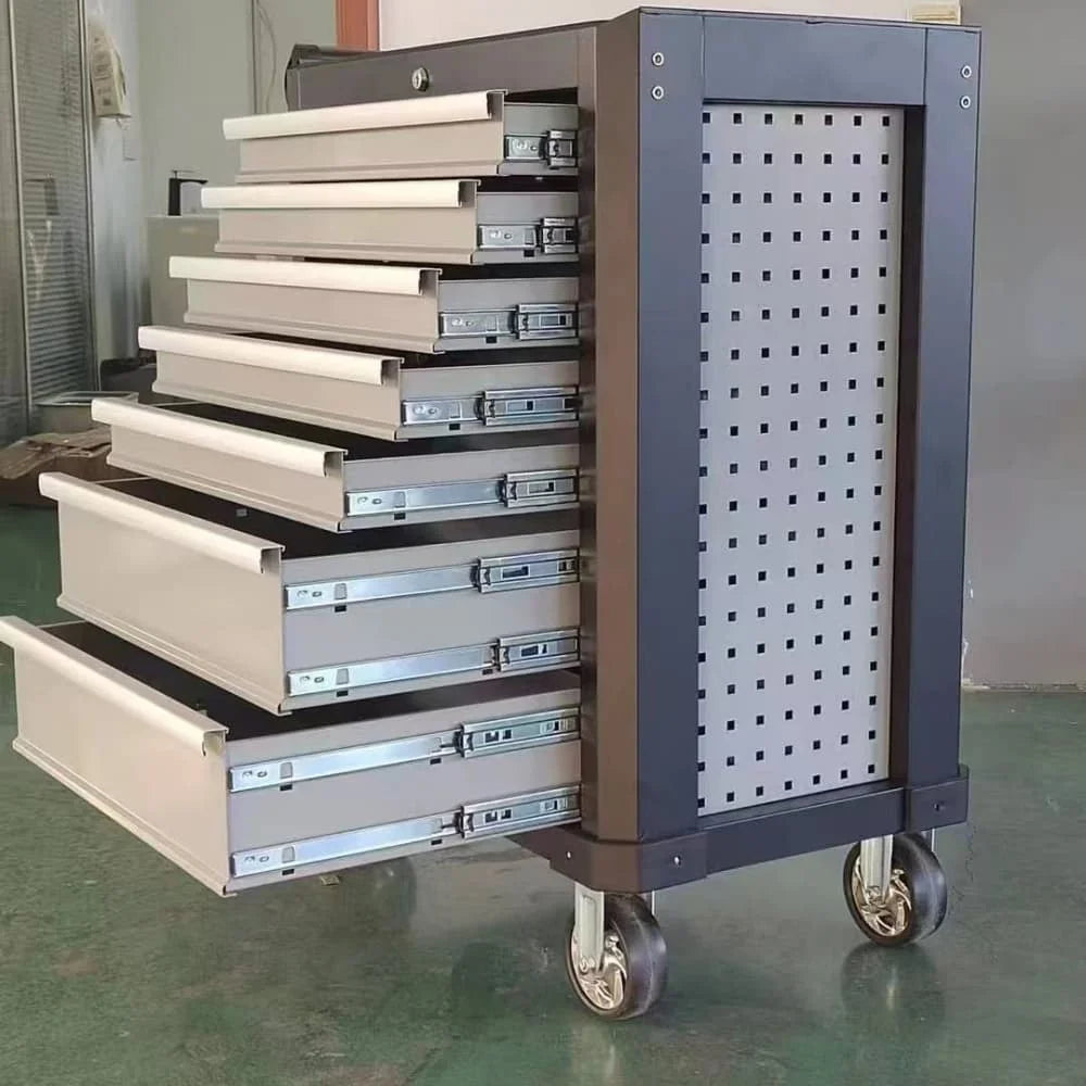 7-Drawer Mobile Mechanic Tool Cabinet With Wheels