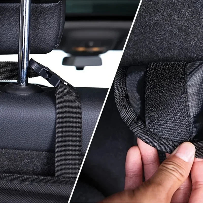 Car trunk storage bags Universal car rear seat backrest hanging bags Backseat net bags car storage boxes Auto storage bags