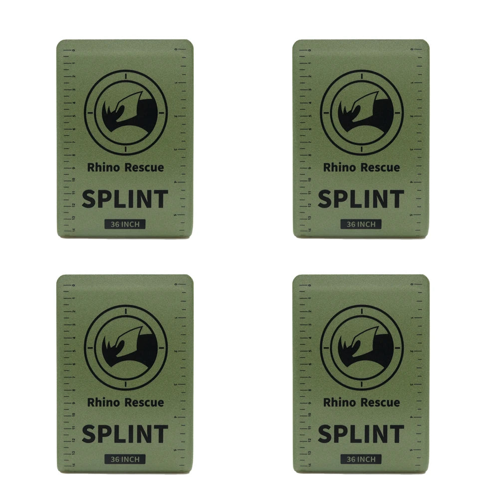 Rhino Rescue Emergency Splint Moldable Medical First Aid  Survival Lightweight Reusable Combat Splint For Camping
