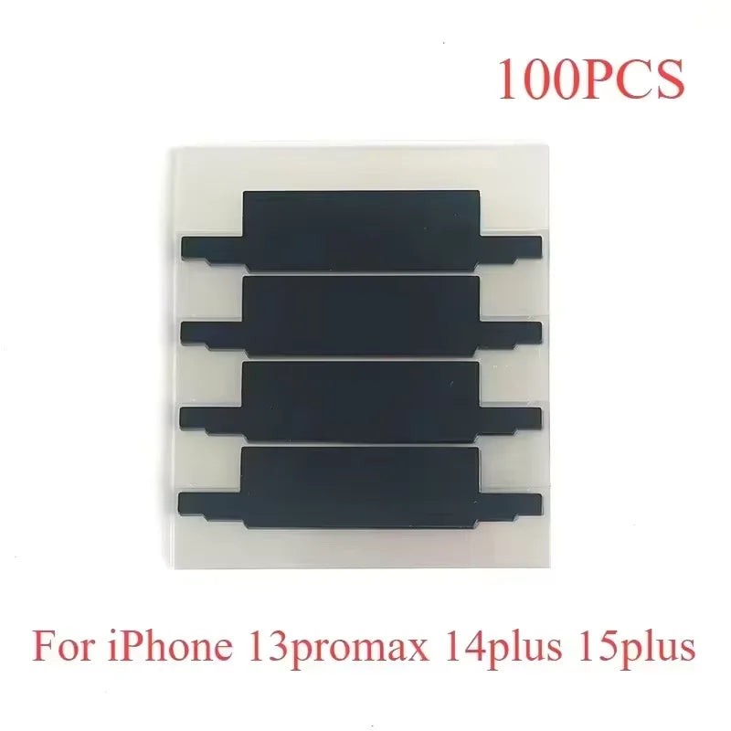 100pcs Battery Insulation Protective Sticker Tape For iPhone X XS Max XR 11 12 Mini 13 Pro 15 LCD Repair Adhesive