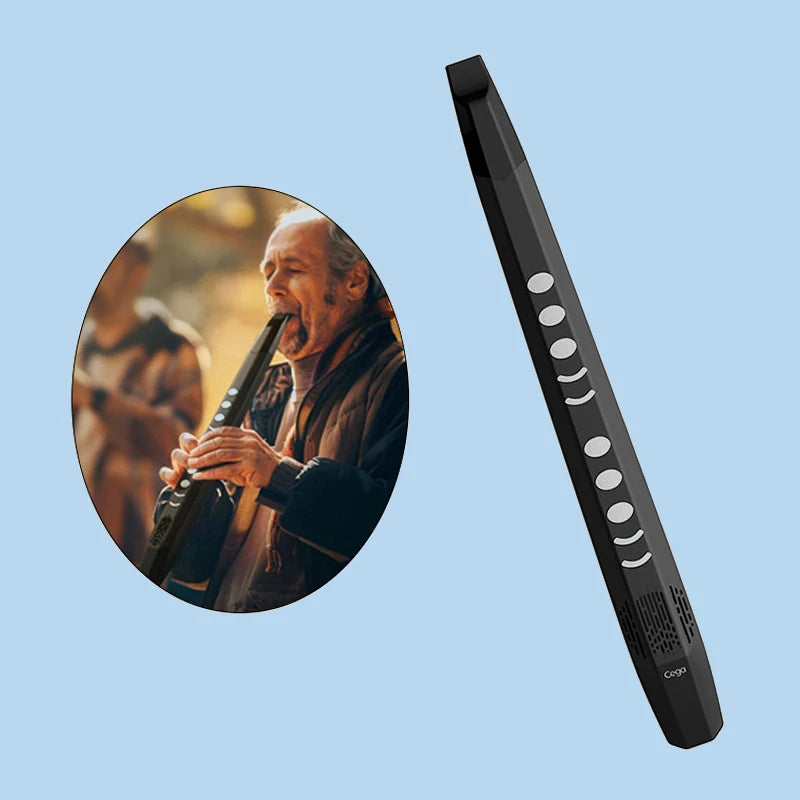 Portable Electric Saxophone Professional Mini Electronic Wind Instrument MIDI Connect Headphones Saxophone Beginners Blowpipe