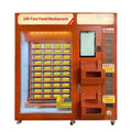 21.5 Inch Touch Screen Fridge Lunch Box Vending Machine with Bill/Coin/Credit/QR Code Payment 150-200 Pcs Capacity Customized