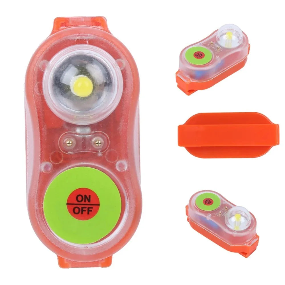 Waterproof LED Life Jacket Light Self-Lighting Lightweight LED Life Vest Light Survival Signal Light Outdoor Accessories