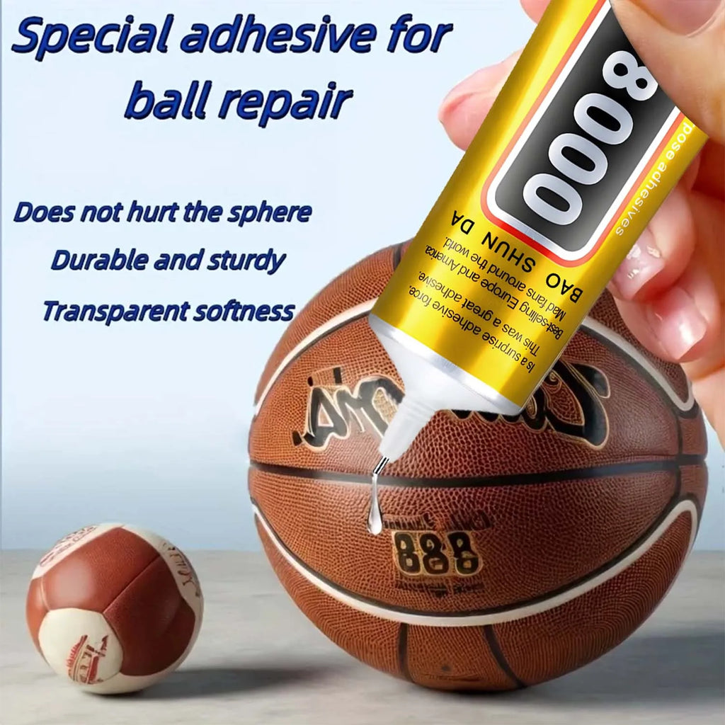 Powerful Ball Repair Adhesive, Suitable for Various Types of Balls Such As Basketballs, Footballs, Rugby Balls And Tennis Balls.