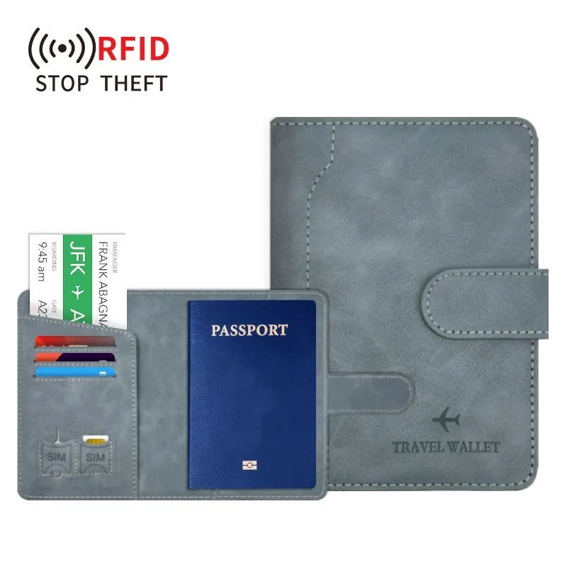 Passport Holder for Travel Essentials, Passport Wallet Cover Case for Travel Must Haves Accessories for Women and Men