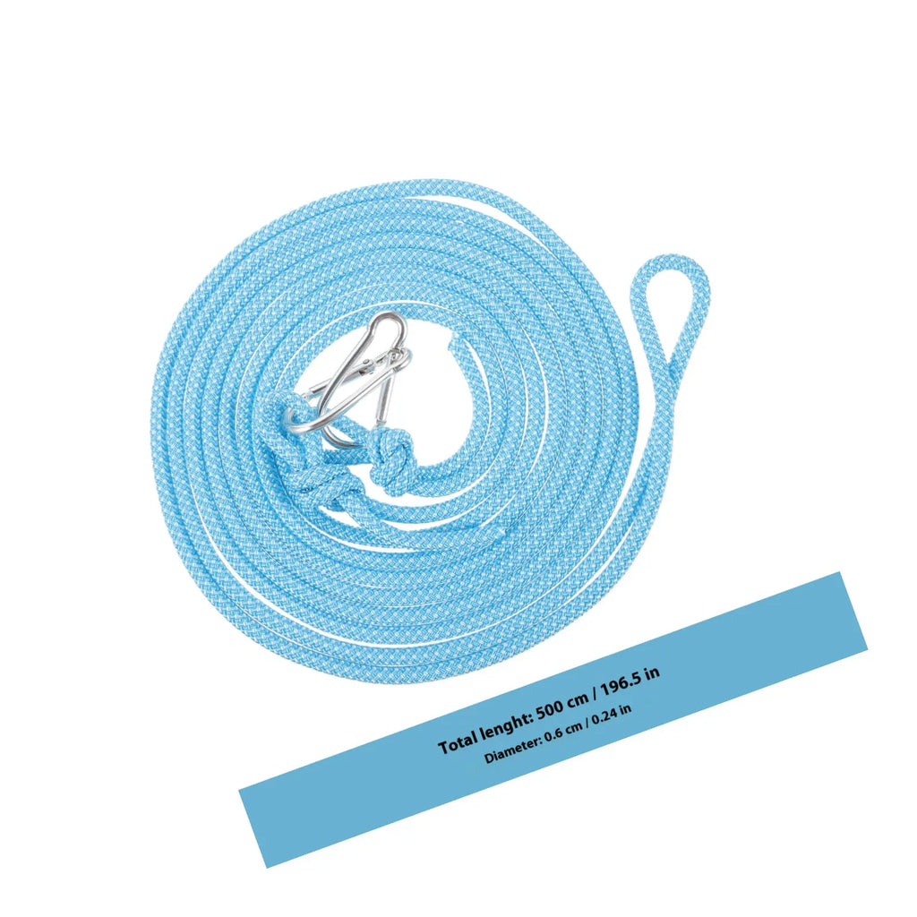 Thick Windproof Clothesline Rope Wear Resistant Portable Outdoor Travel Camping Drying Line for Light Clothes Socks Laundry
