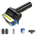 Portable Electric Grill Brush High Speed Handheld Roller Grill Cleaner Brush Detachable Efficient BBQ Cleaning Brush
