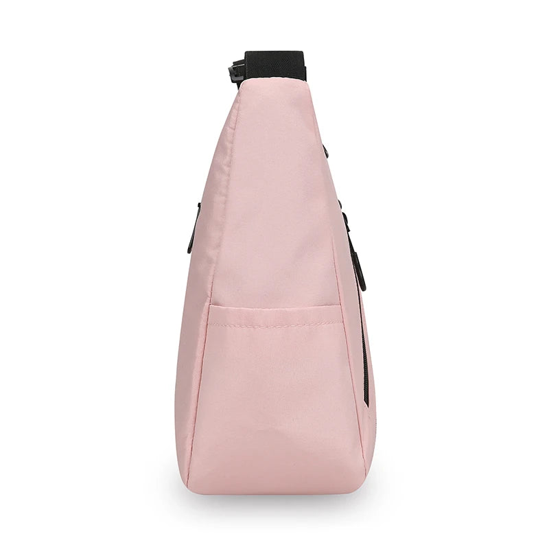 Crossbody Bag Women Nylon Fabric Waterproof Large Capacity Multi Pocket Adjustable Strap Daily Casual Travel Shoulder Bag