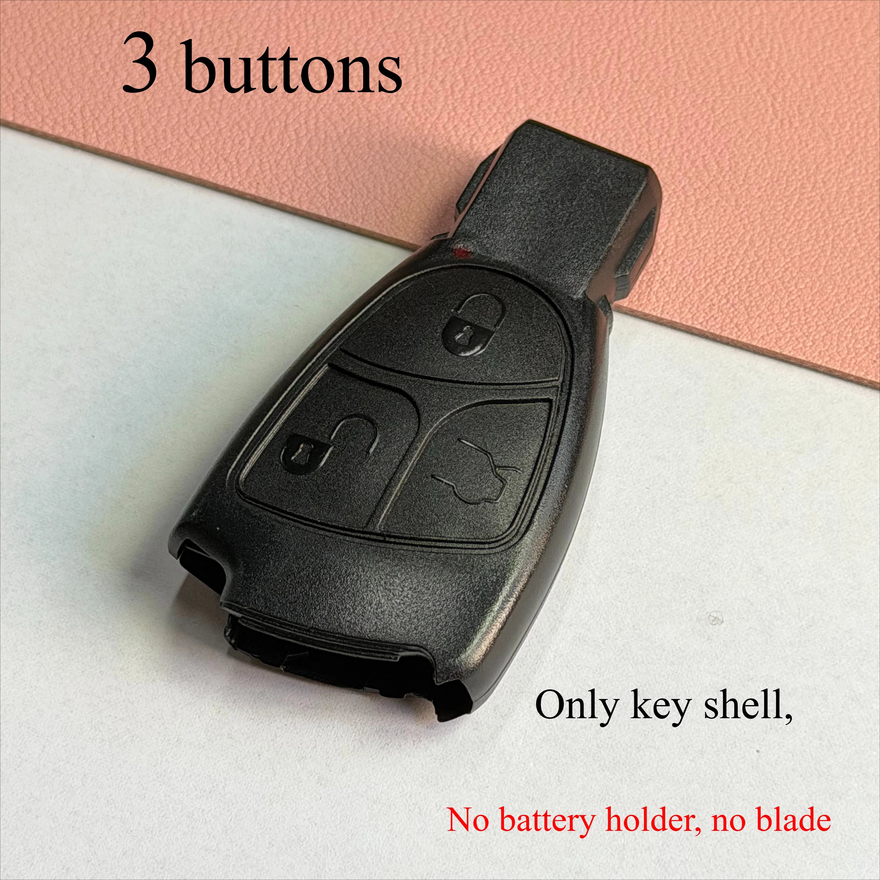 2 3 4 Buttons Car Key Fob Shell Case Housing for Mercedes Benz B C E ML S CLK Class CL MB W204 W203 W211 W208 1996 2004 2005