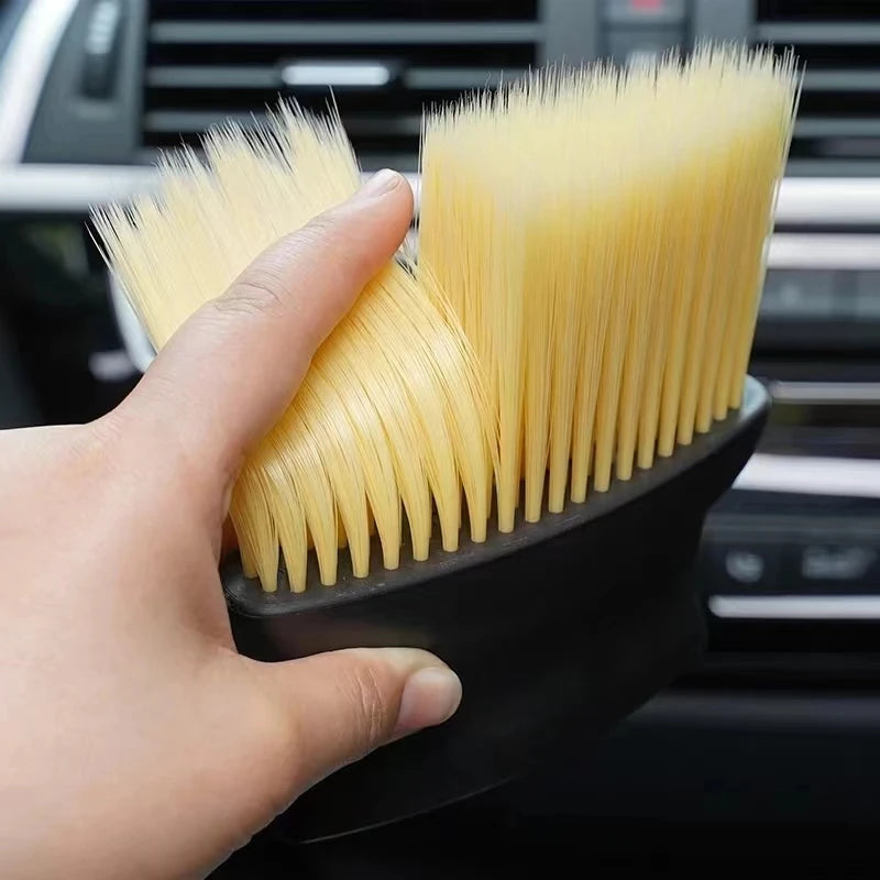 1pc Car Interior Sweeping Dust Soft Brush Car Wash Tool Artifact Car Interior Gap Dust Brush Air Outlet Cleaning Brush