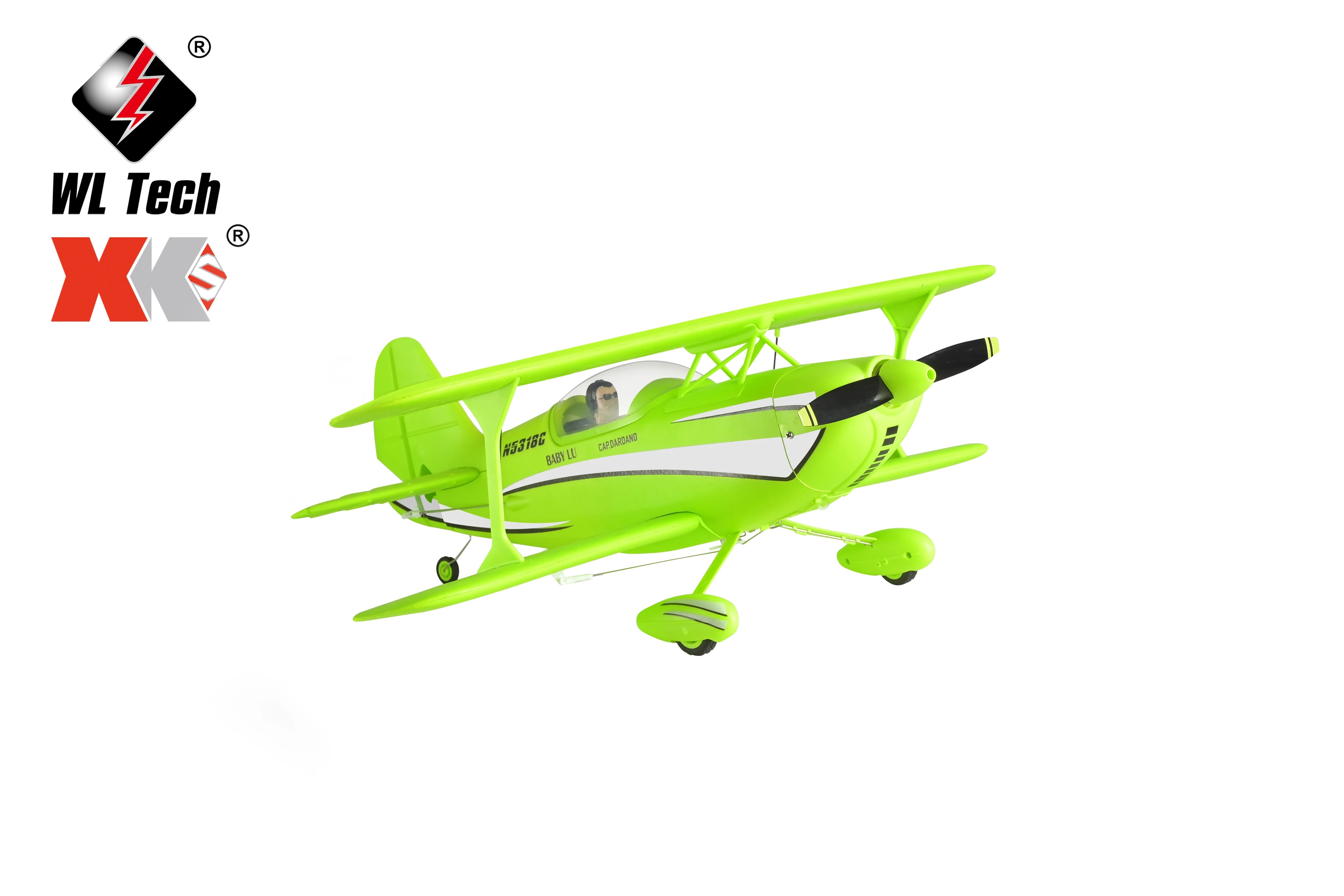 2026 WLtoys Remote-Controlled Aircraft A310 Brushless Motor 3D/6G With Gyroscope Dual Wings  4 Channel Airplane 3D RC Model Toys