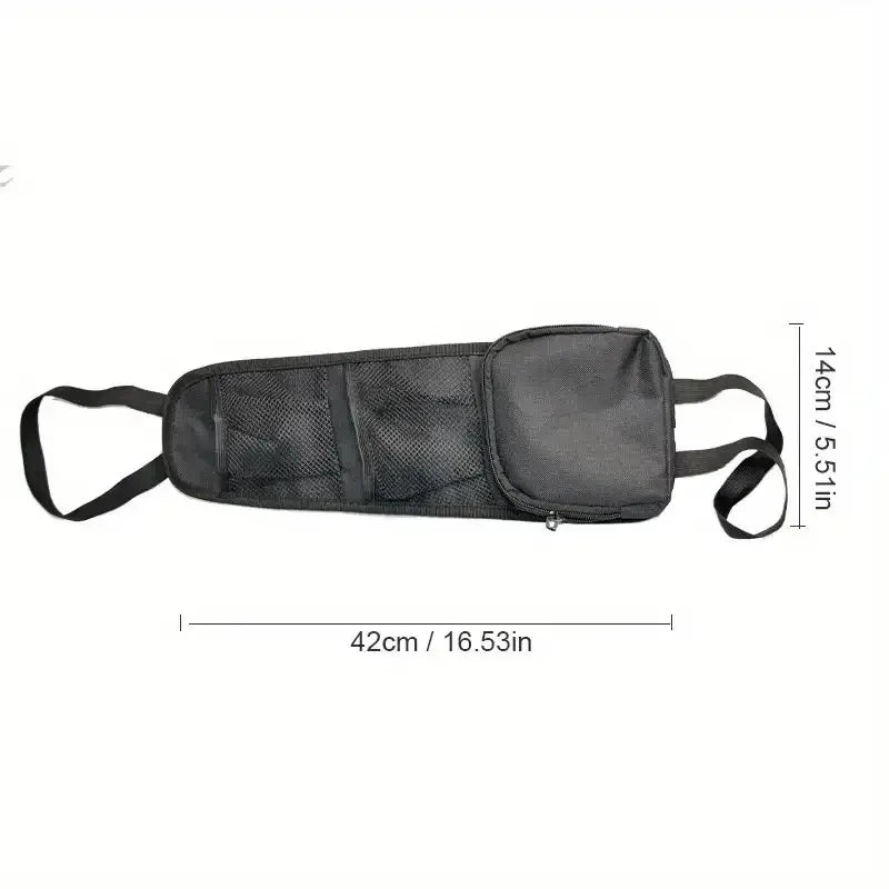 1PCS Oxford Cloth Car Seat Back Hanging Bag Waterproof Thermal Pressure Resistant Side Storage Vehicle Compression Bag with Hand