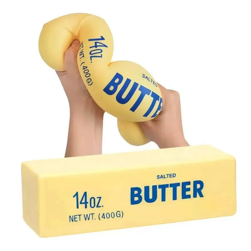 Squishy Elastic Butter Stick Fidget Toy Blind Box Stress Relief Funny Decompression Prank Squeeze Toy for Anxiety Relief