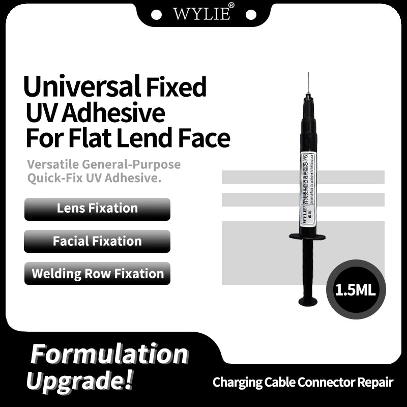 WYLIE 1.5ml Camera Anti-Shake Glue Universal Fixed UV Adhesive For Flat Lend Face For Phone Repair Liquid Tool