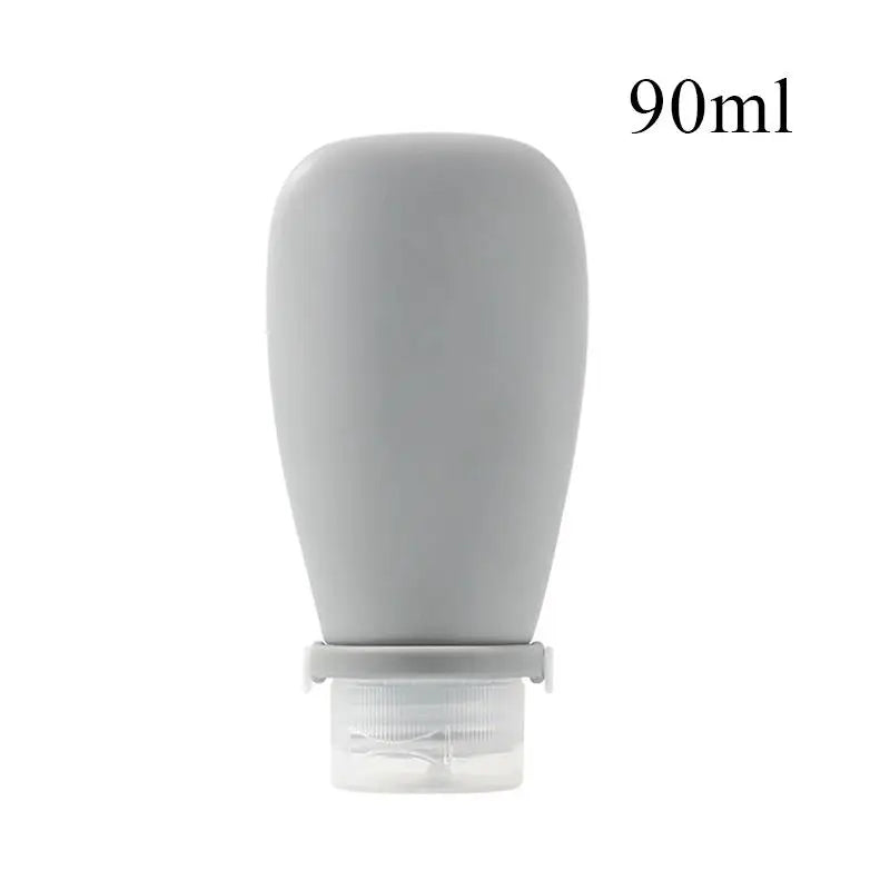 1/2/3pcs 90Ml Travel Silicone Refill Bottle, Shower Gel, Shampoo Refill Bottle, Squeeze Refill Empty Bottle