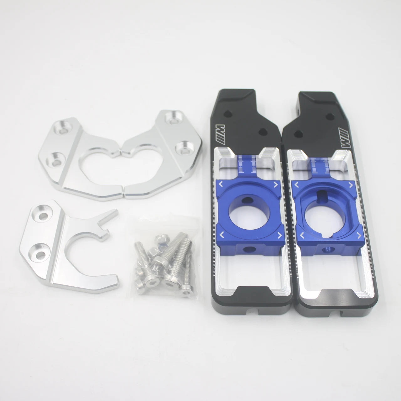 For M1000R S1000R S1000XR S1000RR S1000 S 1000 RR XR R Motorcycle CNC Rear Wheel Axle Blocks Chain Adjusters Tensioners