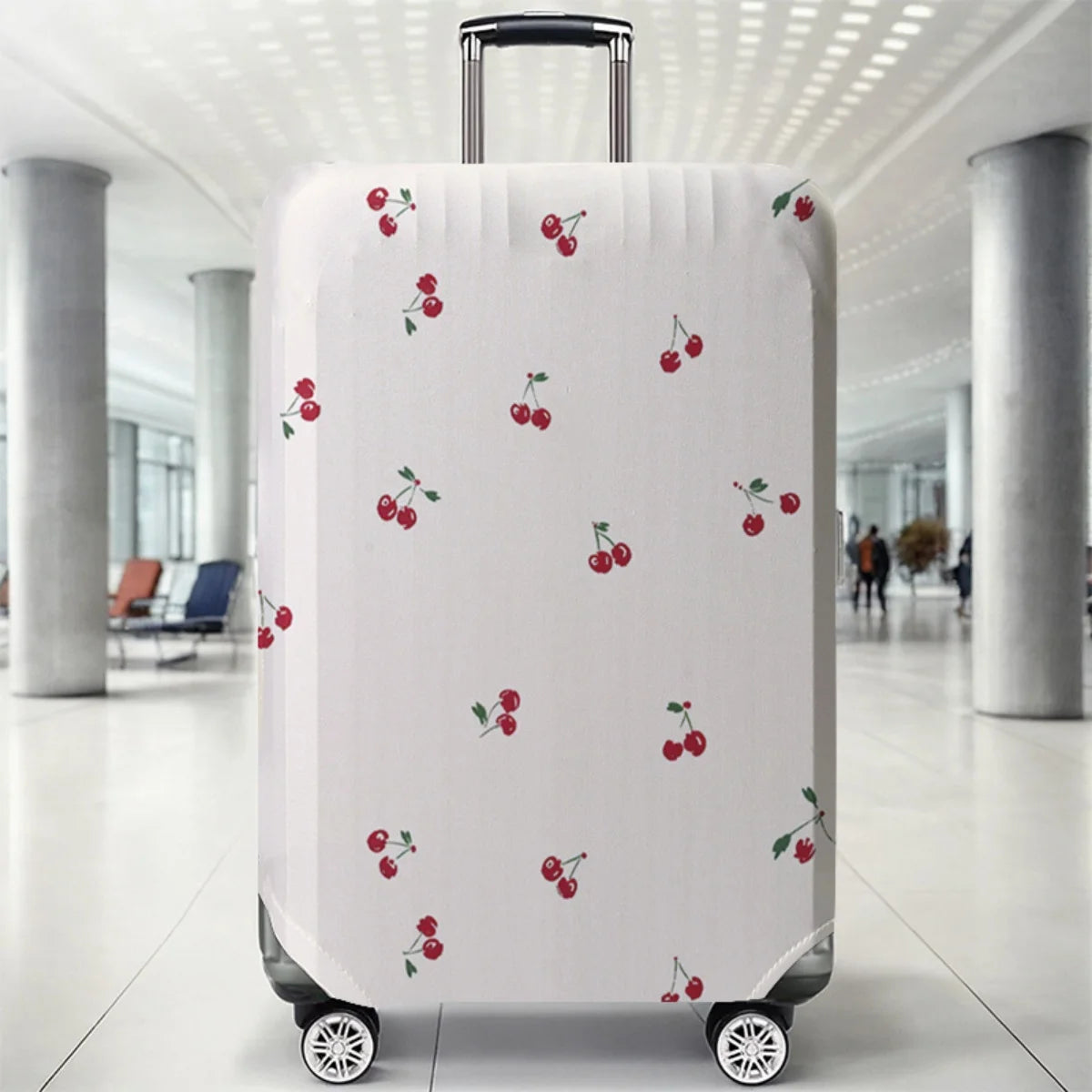 2pc Foldable, large-capacity, lightweight, unisex travel sports luggage set with protective cover