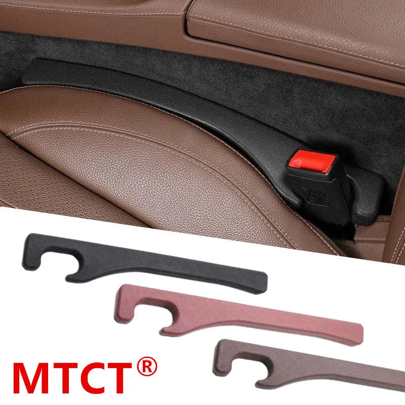 2× Car Seat Gap Filler Side Seam Plug Strip Leak-proof Filling Strip For All Car Model Wallet Phone Holder Auto Accessories