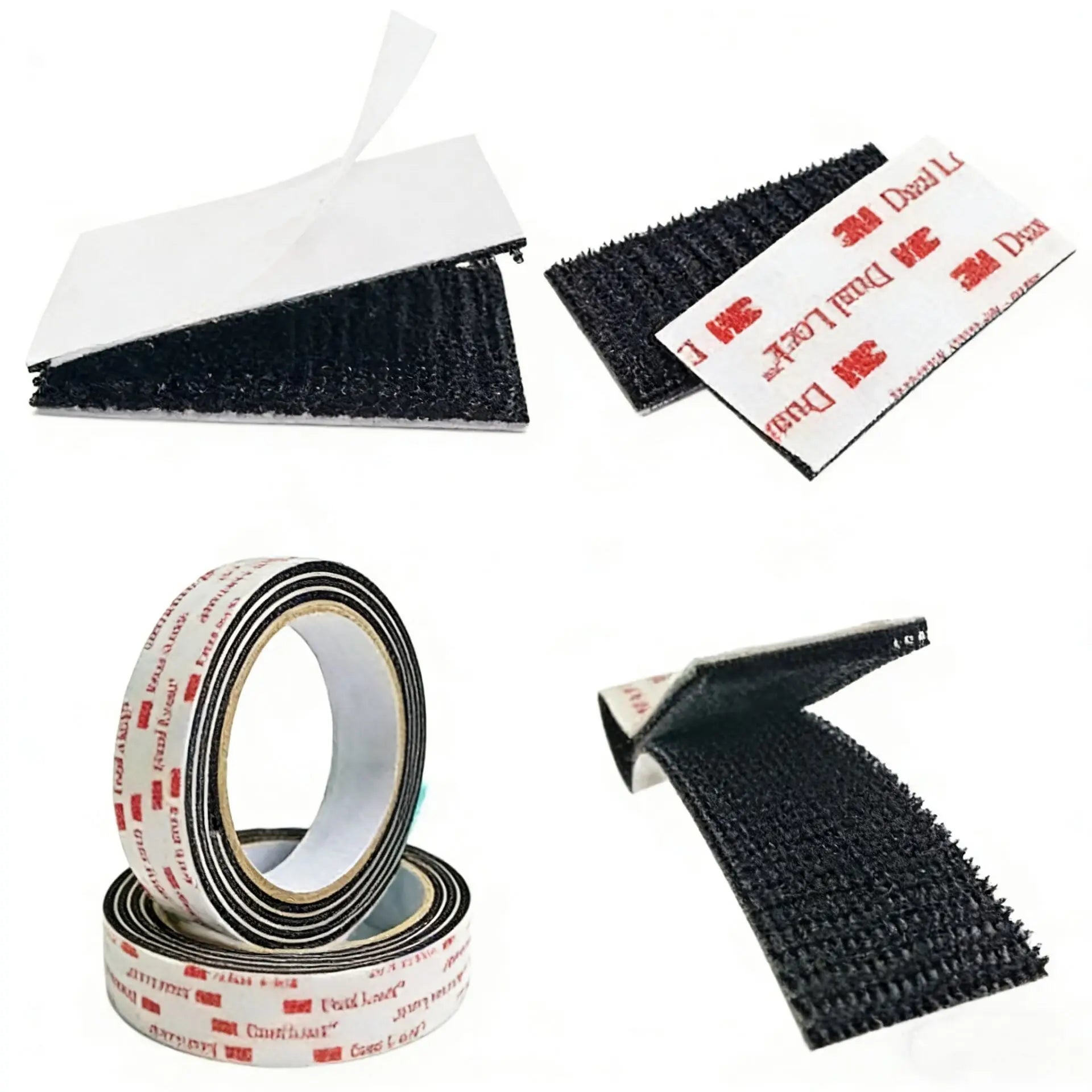 10PCS 3M Mushroom Head Adhesive Tape High Quality Dual Lock Clasp Wavy Lockable Reclosable Double Sided Adhesive Fastener Tape