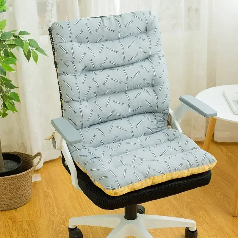Thicken Soft Back Waist Pillow Student Stool Thickened Fart Cushion Home Garden Patio Lounger Hynde til siamesisk stol 샴 체어 쿠션