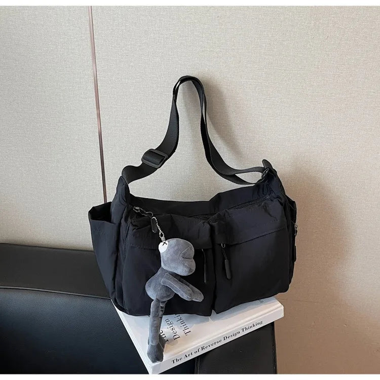 Spring and summer canvas bag women's new hot selling women's bag Youjia high-end sense one-shoulder crossbody bag light luxury n