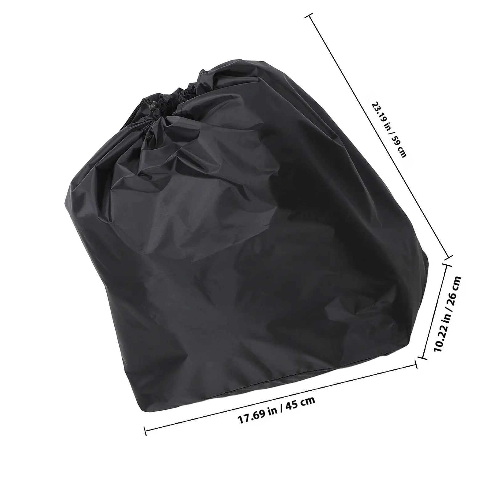 Heavy-Duty Water-Resistant Stroller Travel Bag for Airplane Gate Check Large Capacity Car Seat Cover with Drawstring Closure