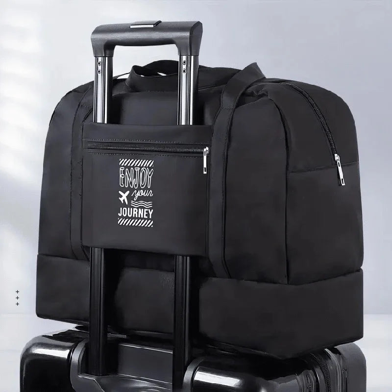 Double-Layer Waterproof Travel Bag for Gym & Swimming -Portable Handheld Dry/Wet Separation Cosmetic Toiletry Storage Unisex Bag