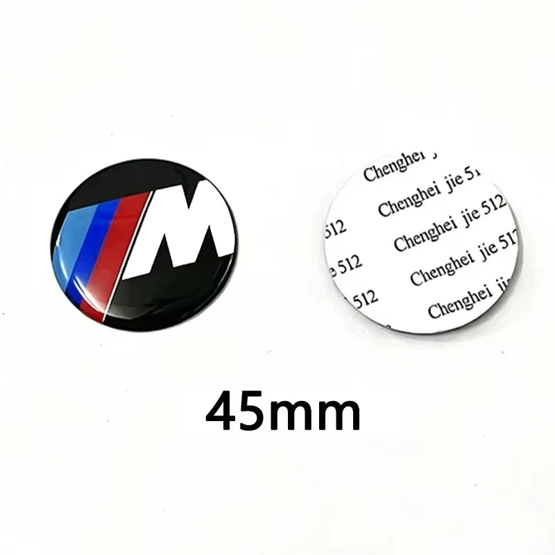 New 45mm 50th Anniversary for BMW E36 E39 E87 E60 E46 E53 E90 F10 F20 F25 F30 X3 Edition Car Steering Wheel Badge Emblem Sticker