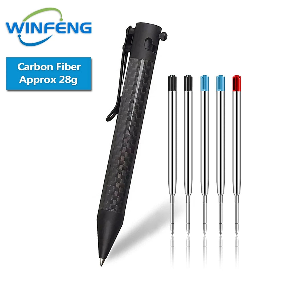 High Quality Metal Self Defense Tactical Pen Bolt Action Business Signature Ballpoint Pen Emergency Glass Breaker Survival Kits