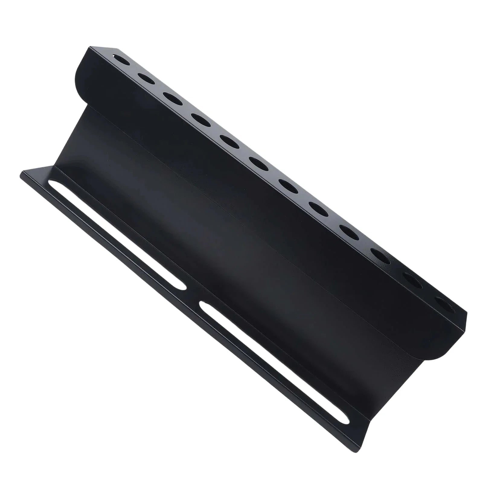 Metal Brush Holder Rack For Car Detailing Supplies Wall Mounted Organizer Supporting Brushes And Standard Size Spray Bottles