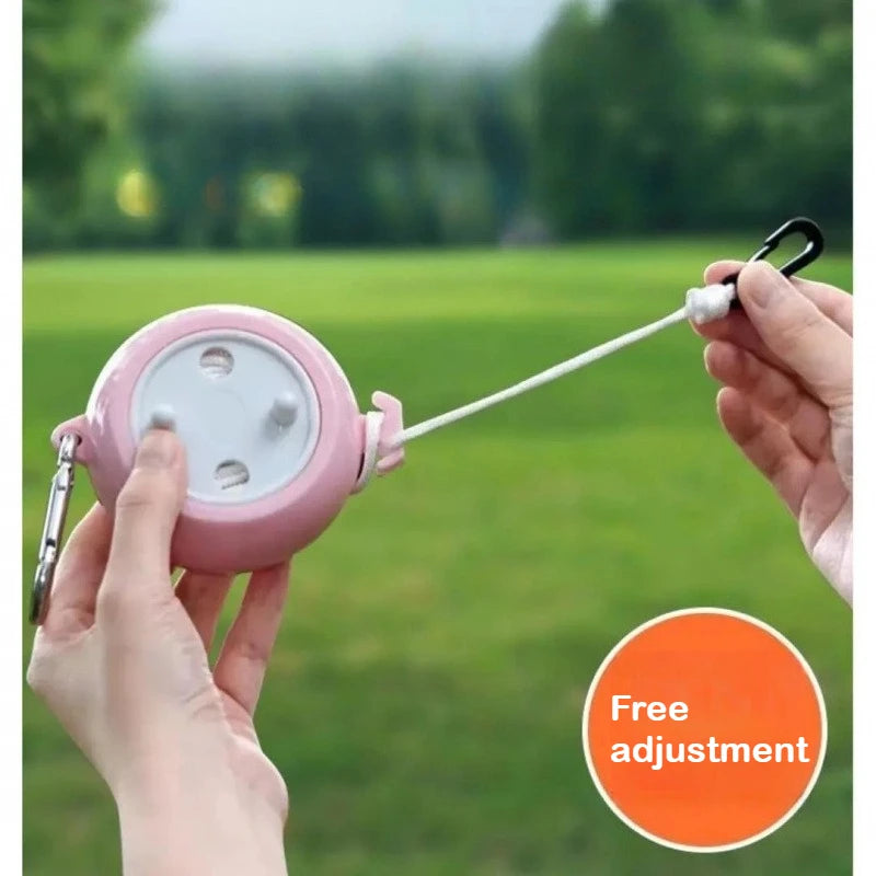 10M Retractable Travel Clothesline Laundry Drying Rope Windproof Anti Slip Outdoor Clothesline for Hotel Camping Accessories 1PC