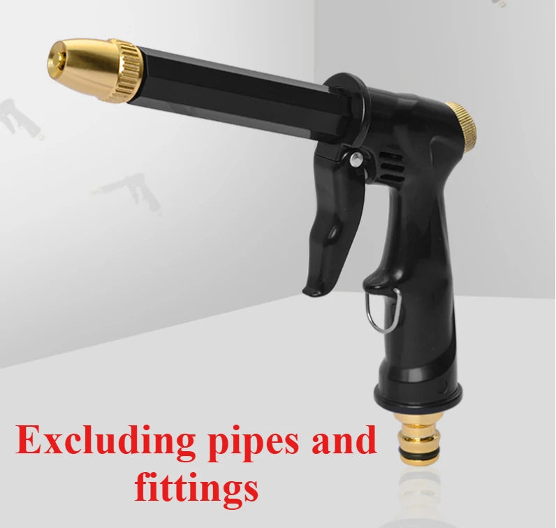 1pc Portable High-Pressure Water Hose Nozzle - Adjustable Spray for Garden, Car Washing & Pet Cleaning Tools