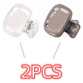 Toothbrush Head Covers - Travel Protector Cap Case, Color Combo Clip for Household & Camping, Durable Plastic Portable