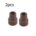 Rubber Trekking Pole Cap Walking Stick Crutch Cane Bottom Pads Cover Ferrule Non-slip Foot Cover Trekking Pole Cane Crutch
