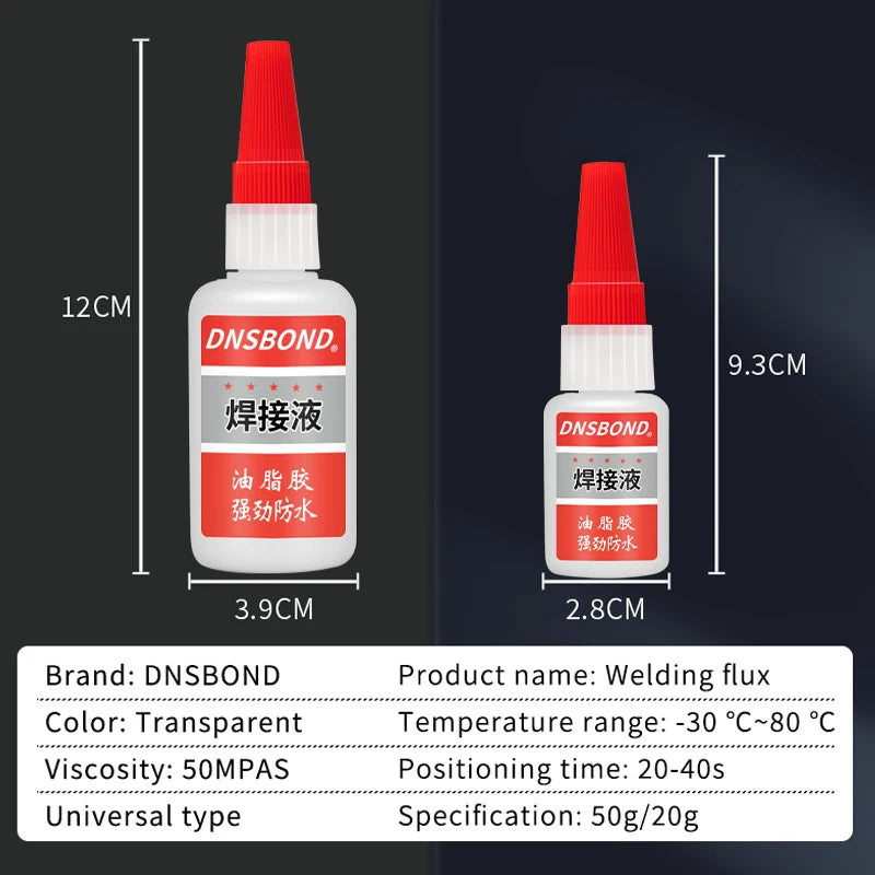10 Sec Super Oily Glue Strong Bond for Shoes/Glass/Metal/Wood/Plastic Ceramic Quick Dry Industrial Strength Instant Adhesive
