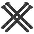 4 Pcs Speed Skate Buckle Strap PVC Universal Roller Shoes Straps Adjustable Replacement Accessories For Skating Shoe