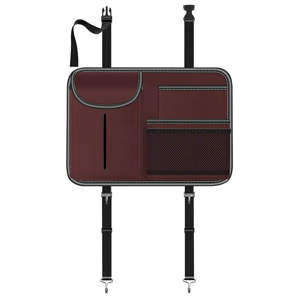 2025 New Car Seat Back Storage Organizer Bag Universal Multifunction Storage Box Stowing Tidying Pocket Auto Styling Nappa