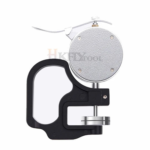 0-12.7mm Digital Micrometer Thickness Gauge Large Size Alloy Measuring Surface Caliper Gauge Sponge Leather Measuring Tools 25.4