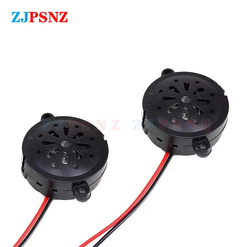 48V-60V 2Wires Ebike Motorcycle Electric Tricycle Accessories Horn Reversing Steering Anti-theft Electronic Horn Universal