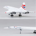 14CM 1:400 Scale Model Alloy Concorde Air British /France Airplane 1976-2003 Airline Display Toys Model Collection Display Gifts
