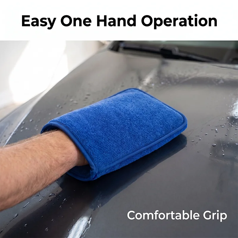 Auto Clay Mitt Gentle Paint Decontamination Glove Reusable Car Washing Detailing Glove Remove Iron Powder Contaminants