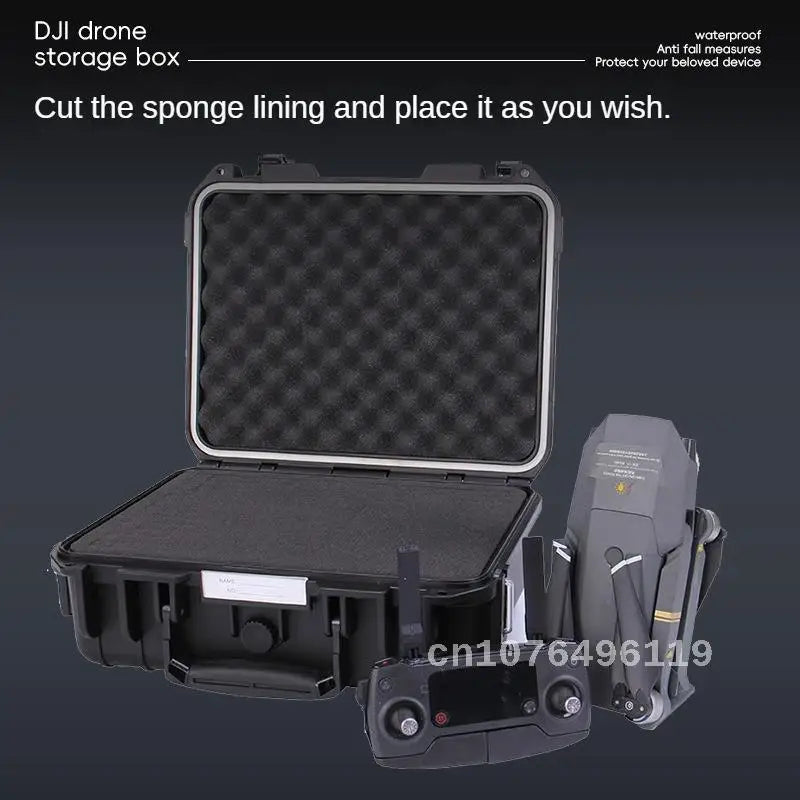 Portable Equipment Toolbox Waterproof Tool Box Hard Case Bag Tool Organizer Case Storage Box Safety Instrument Case PP Suitcase