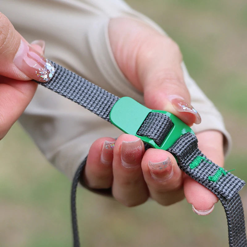 200cm Camping Outdoor Travel Equipment Durable Quick Release Luggage Strap with Stainless Steel Buckle Hook Release Type Gear