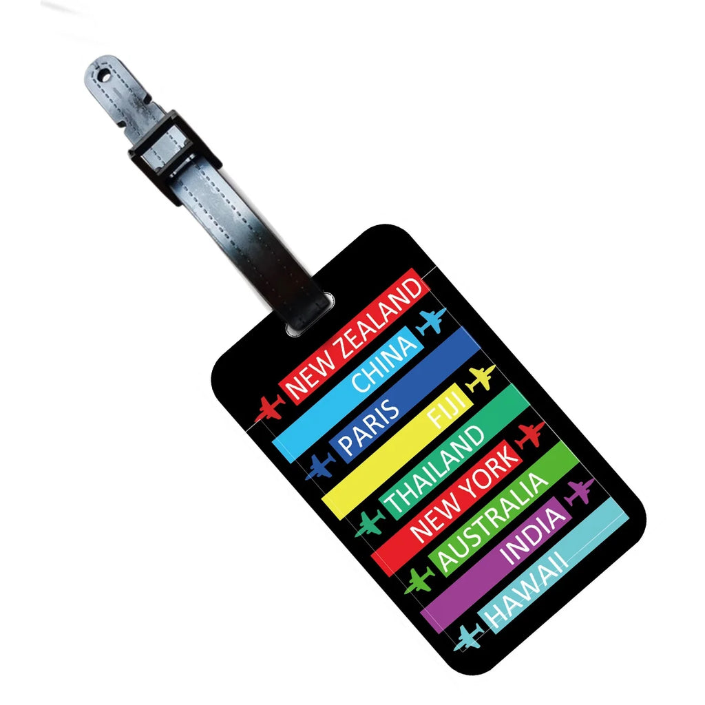 Creative Signage Luggage Tag Travel Accessories Tag Men Suitcase ID Addres Holder Baggage Boarding Tag Portable Label