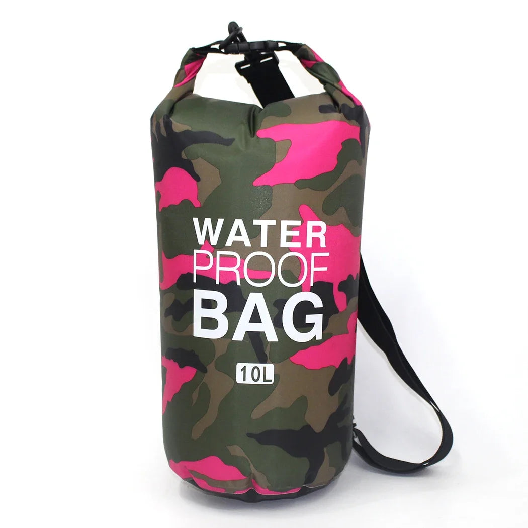 Men's and women's waterproof bags, outdoor sports bags, suitable for swimming, boating, kayaking, rafting and traveling