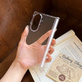 For Samsung Galaxy Z Fold8 Ultra Z Fold 8 7 6 5 4 5G for Magsafe Case Luxury Transparent Hinge Magnetic Wireless Charging Cover
