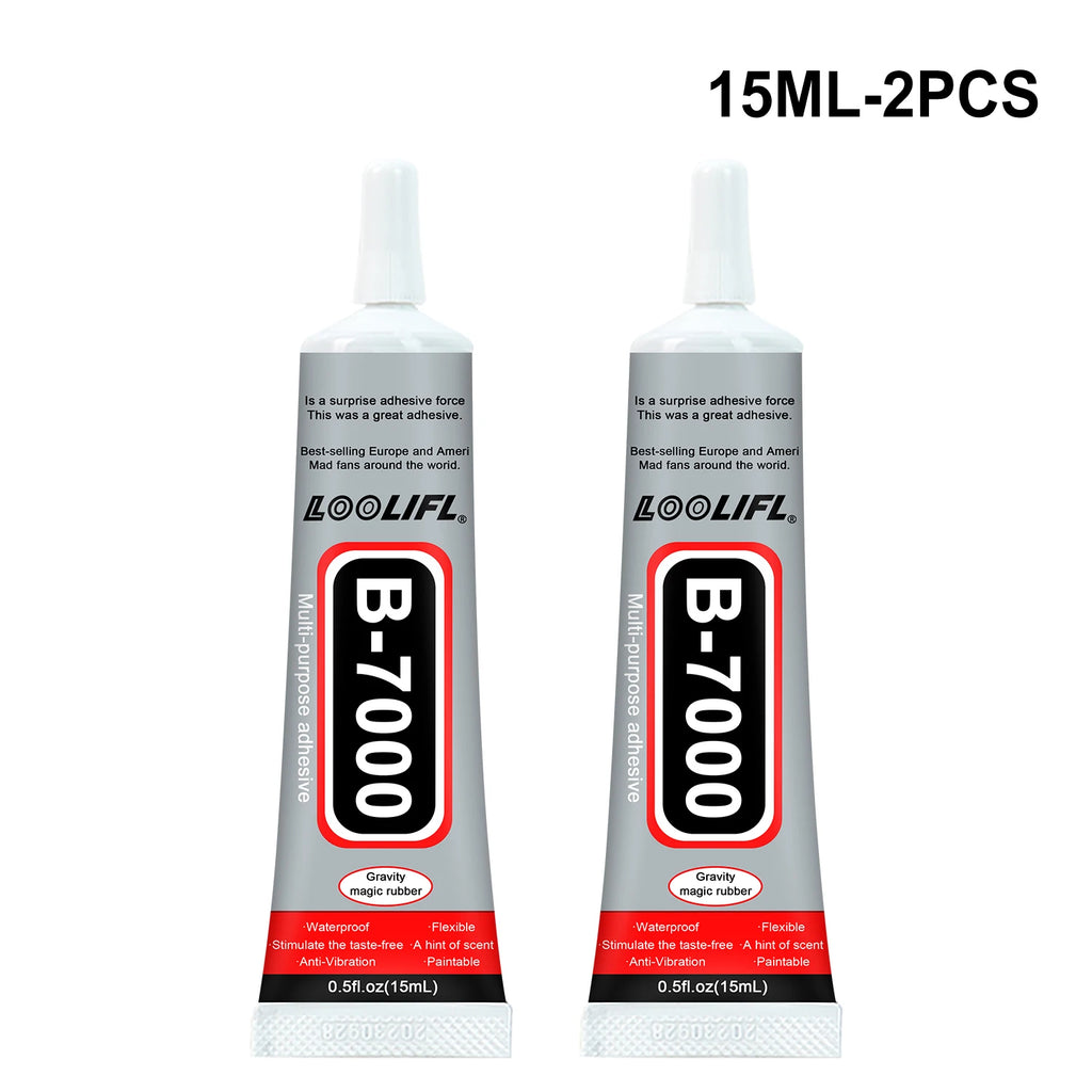 B-7000strong adhesive, adhesive paste for rhinestone crafts, clothing and shoes, jewelry production,mobile phone screens leather