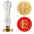 26 Letter Wax Seal Stamp,25mm Brass Head with White Bubble Handle Wax Stamp for Wedding Invitations,Birthday Cards,Envelopes